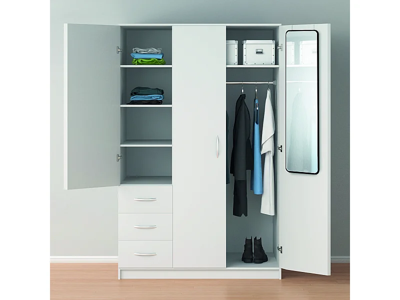 Miroir De Porte H120cm Noir