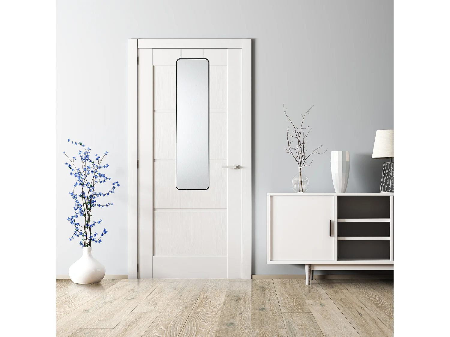 Miroir De Porte H120cm Noir