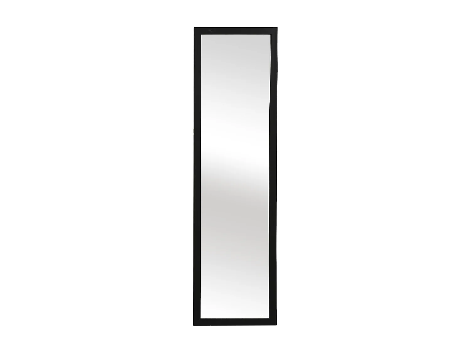 Miroir Sur Pied Noir 124cm Noir