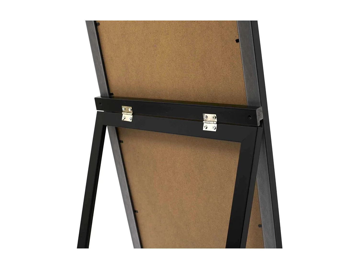 Miroir Sur Pied Noir 124cm Noir