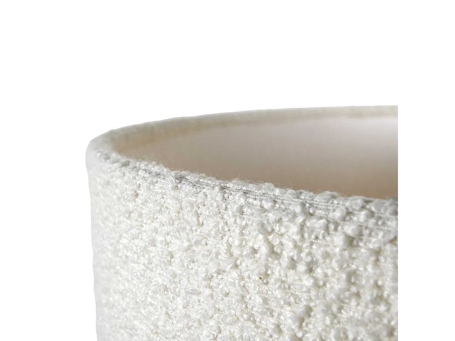 Lampadaire Abatjour Bouclette Noir, Blanc