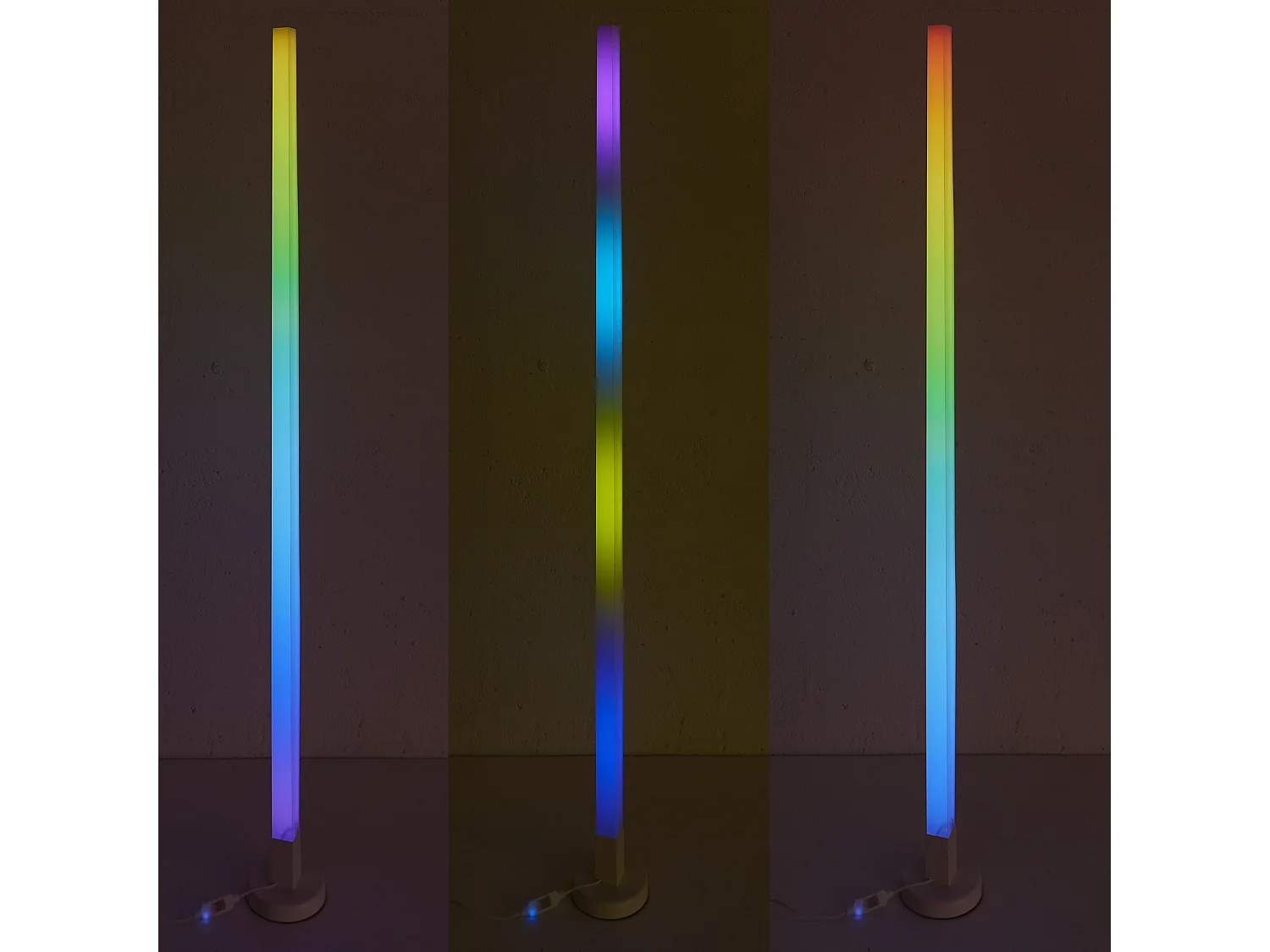 Tube Led 151cm Avec Telecommande A Monter Multicolore