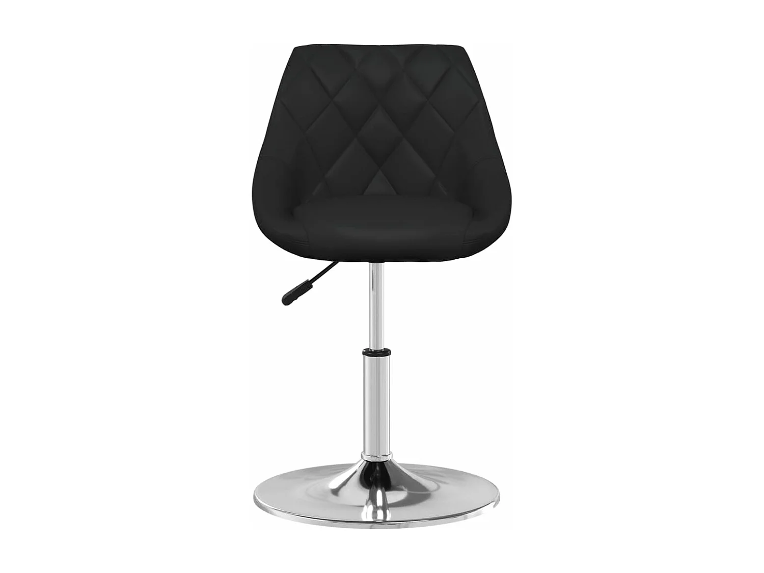 Chaises de salle à manger 2 pcs Noir Similicuir 24