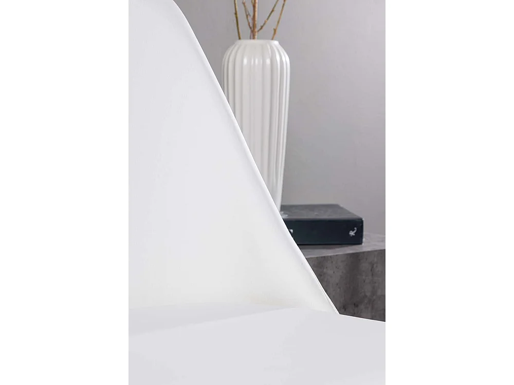 Night chaise de salle à manger Simili cuir PU blanc, noir