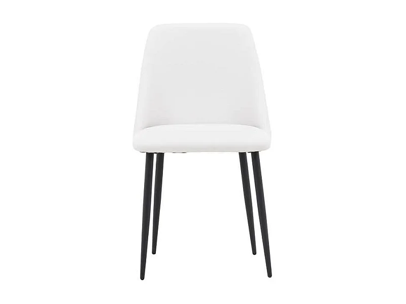 Night Esszimmerstuhl PU Kunstleder weiß, schwarz.