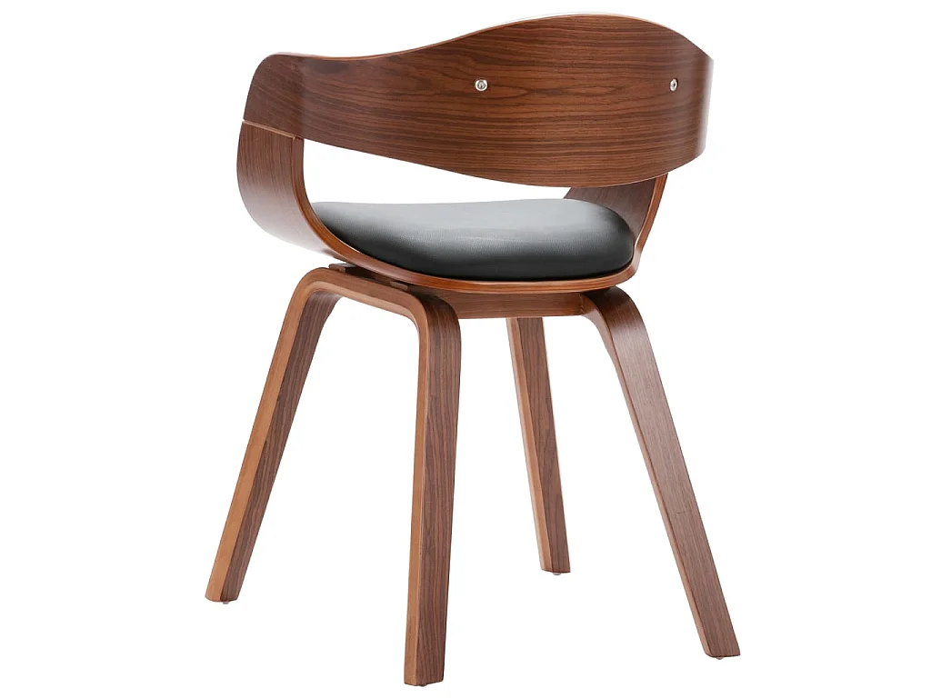 Sedie da Pranzo 6 pz in Legno Piegato e Similpelle