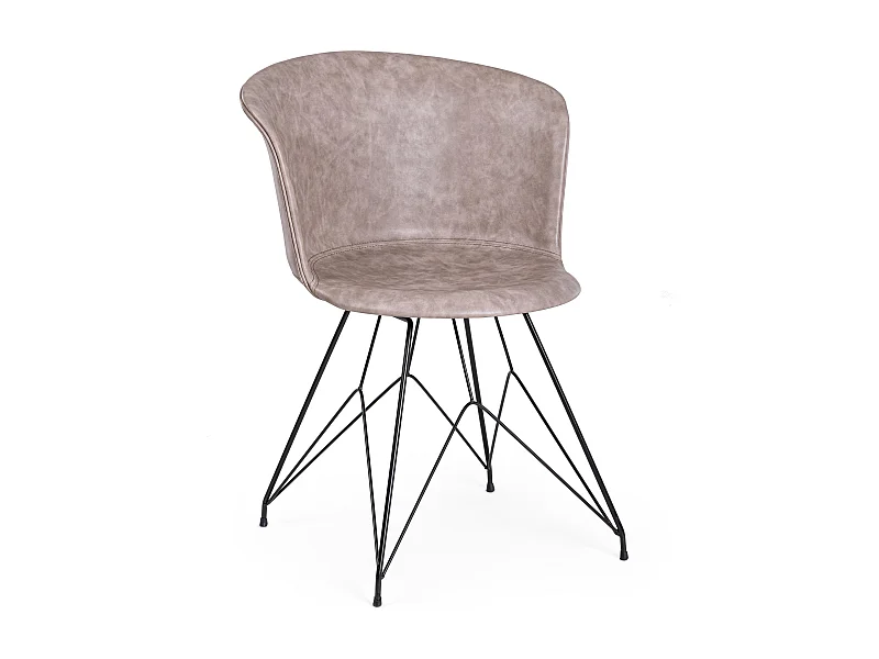 Lot de 2 chaises KUNA – Élégance minimaliste & confort au quotidien-Noir