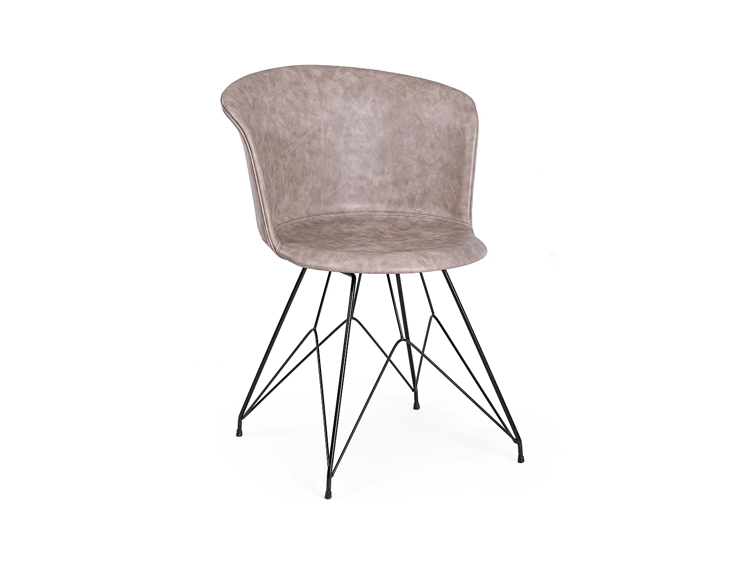 Lot de 2 chaises KUNA – Élégance minimaliste & confort au quotidien-Noir