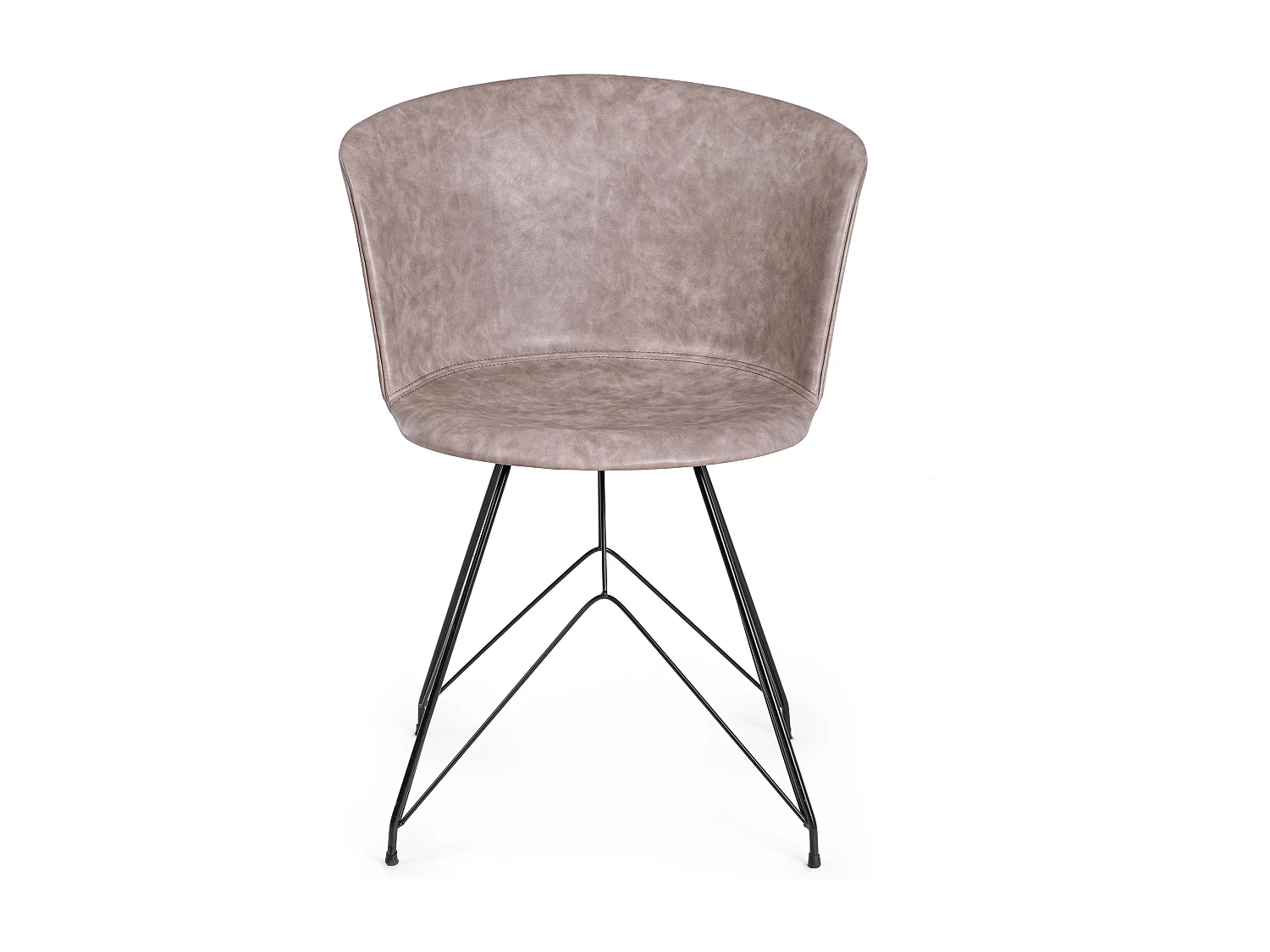 Juego de 2 sillas KUNA: Elegancia minimalista y comodidad para el día a día-Color Negro