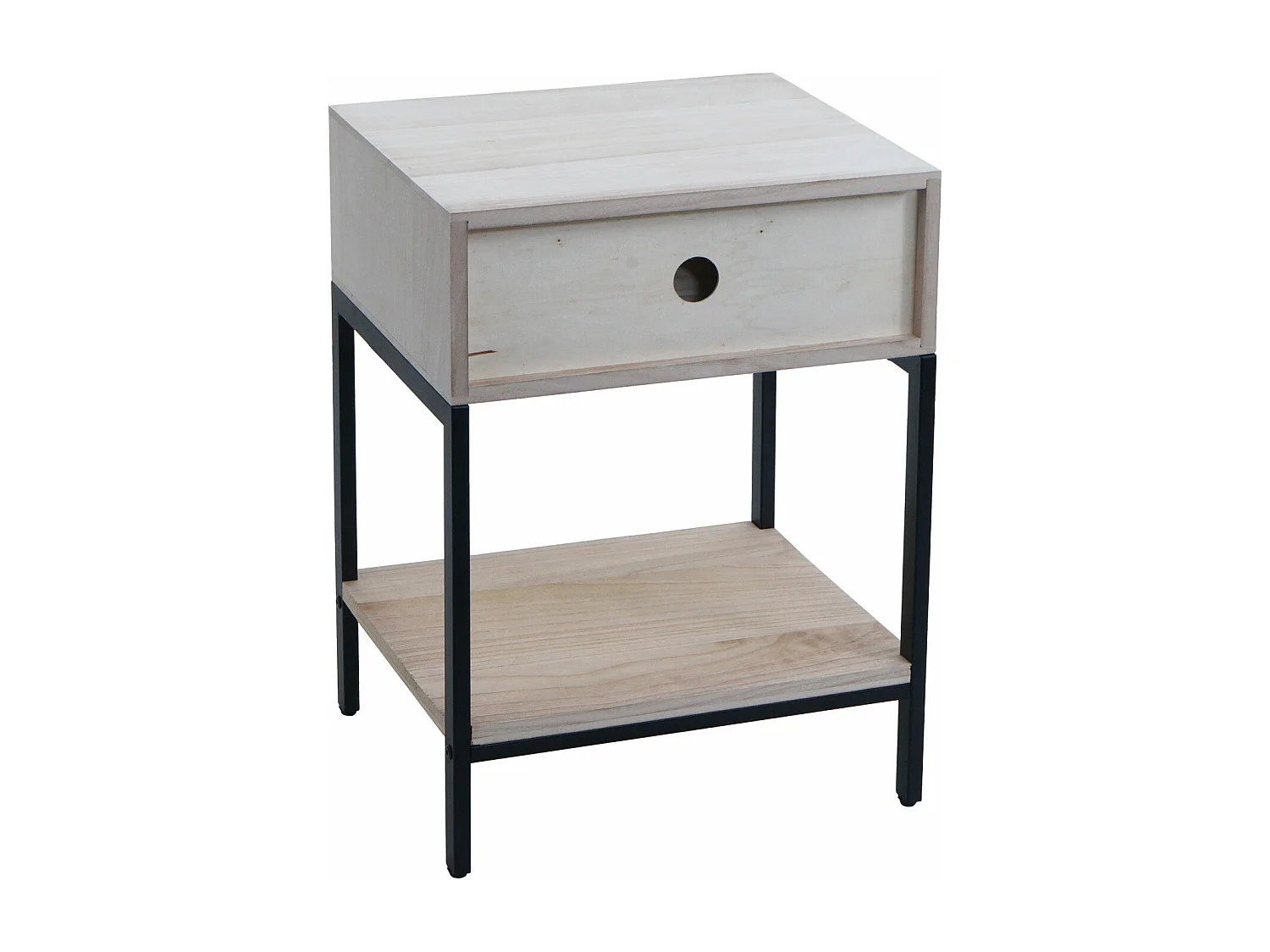 Table de chevet MCW-N91,  naturel