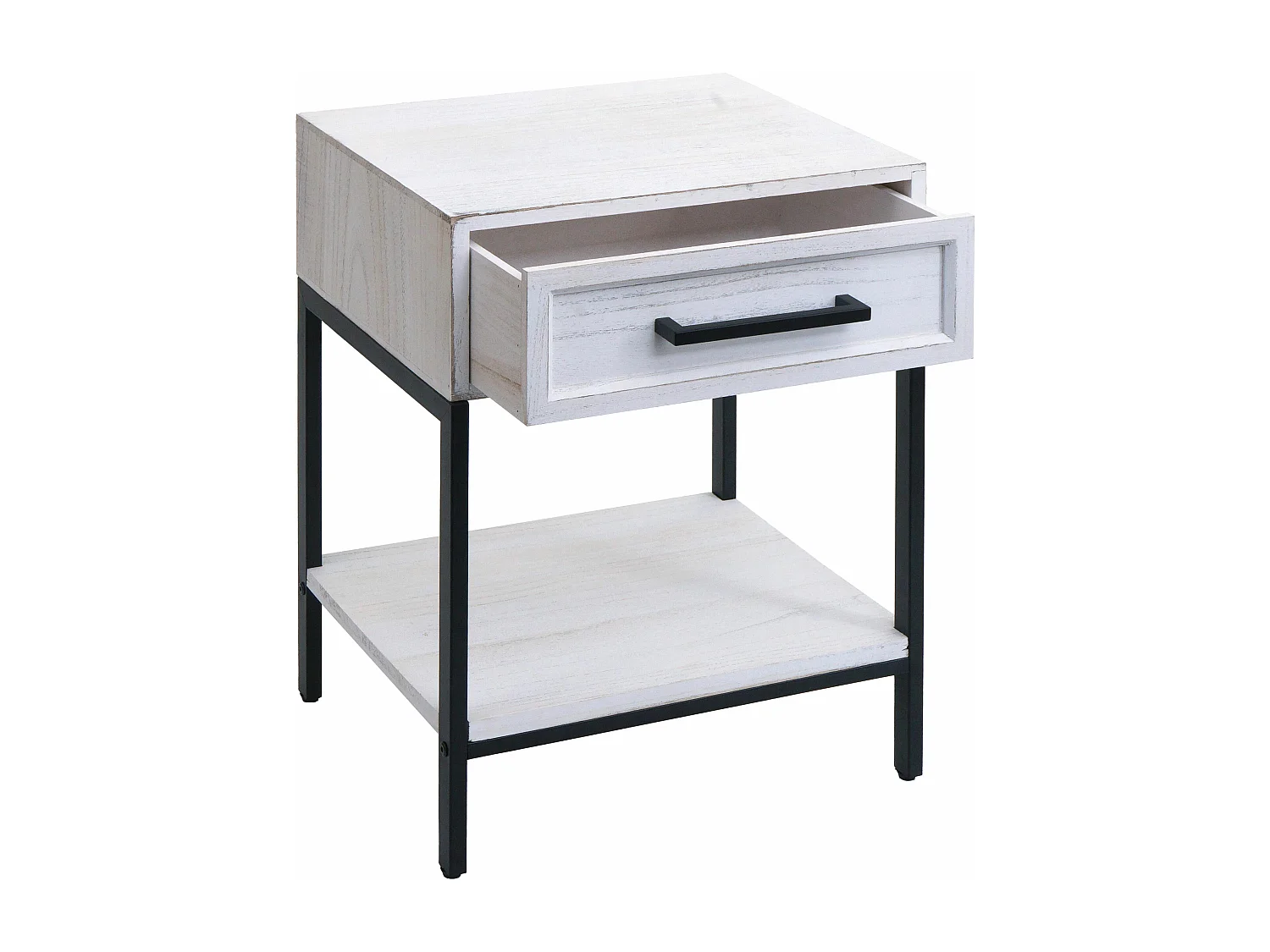 Table de chevet MCW-N91,  blanc