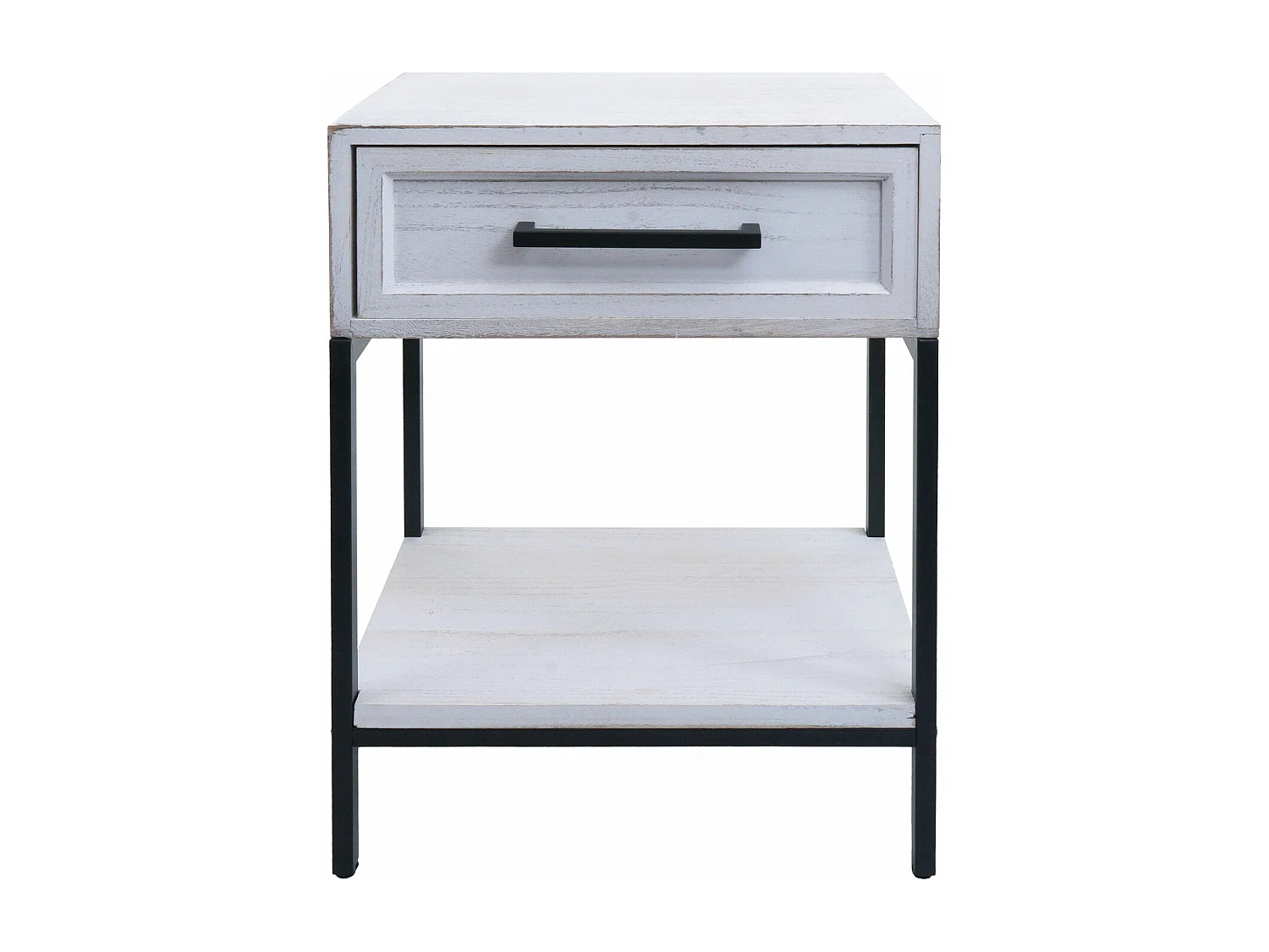 Table de chevet MCW-N91,  blanc