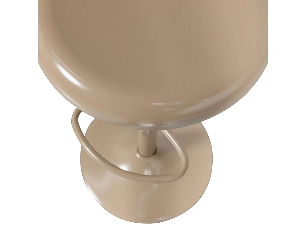 Isaac - Tabouret de bar réglable en métal H61-81cm - Beige