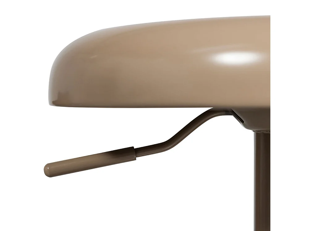 Isaac - Tabouret de bar réglable en métal H61-81cm - Beige
