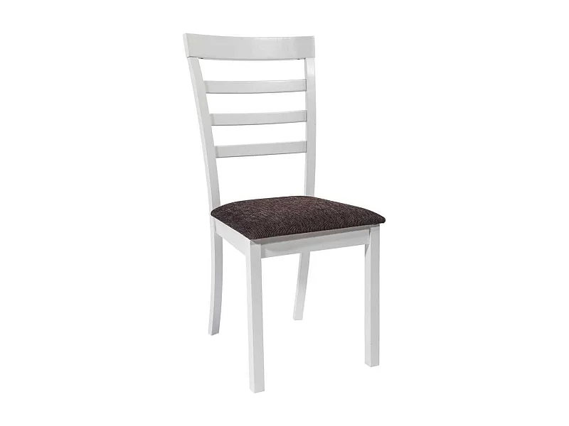 Witte houten stoelset met unieke stijl en comfort