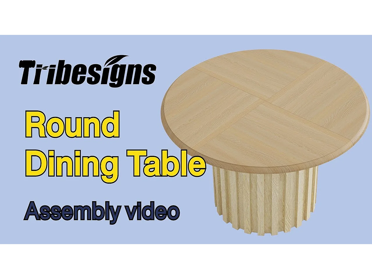 Table à Manger Ronde pour 4 Personnes, 120 cm Table de Cuisine Ronde Moderne avec Surface