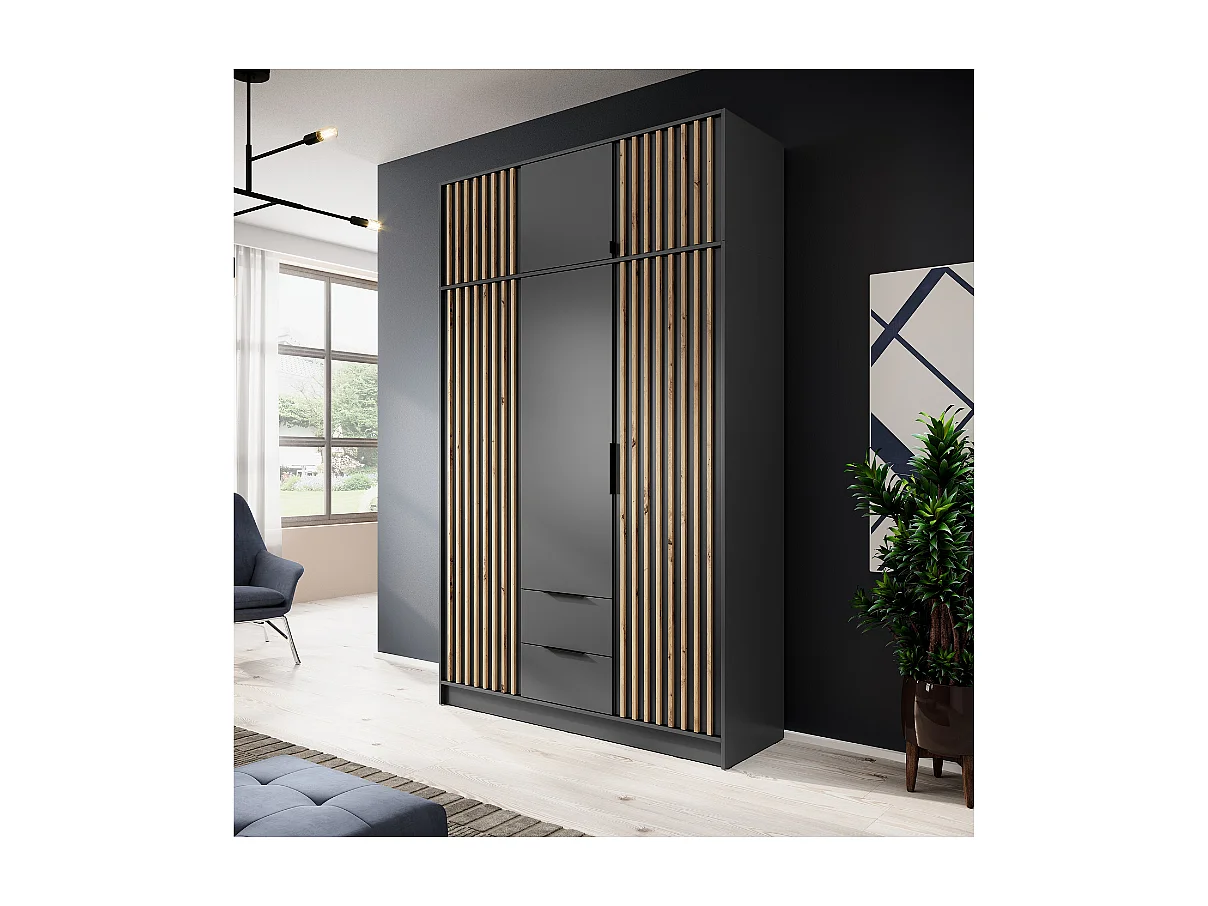 Extensão p/roupeiro AMBIHOME ELLY 10 - Cinzento