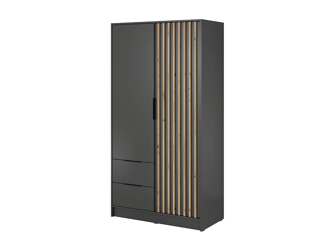 Roupeiro AMBIHOME ELLY 03 - Grafite, C105xP51xA200cm
