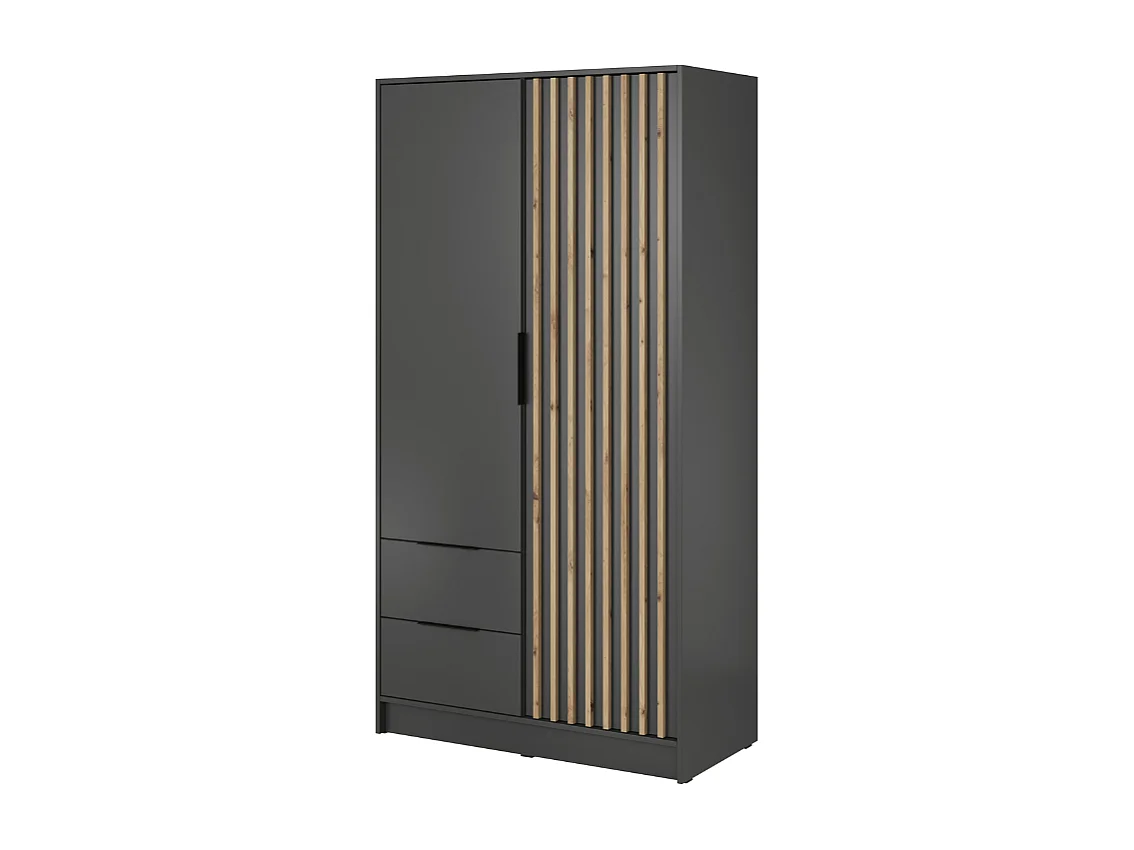 Roupeiro AMBIHOME ELLY 03 - Grafite, C105xP51xA200cm