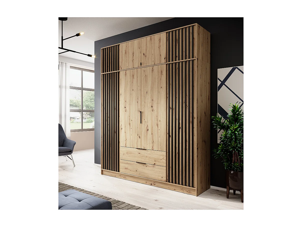 Extensão p/roupeiro AMBIHOME ELLY 11 - Carvalho Artesanal