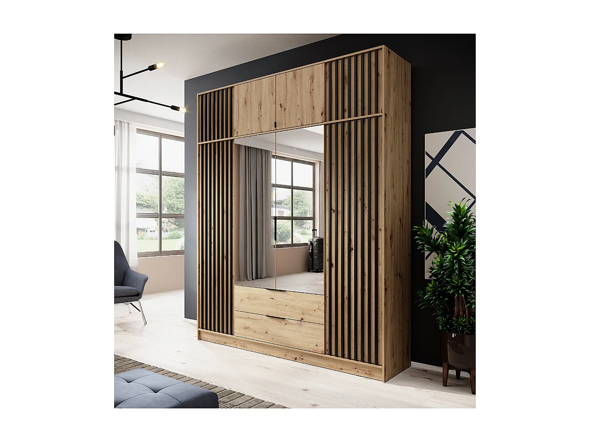 Extensão p/roupeiro AMBIHOME ELLY 11 - Carvalho Artesanal