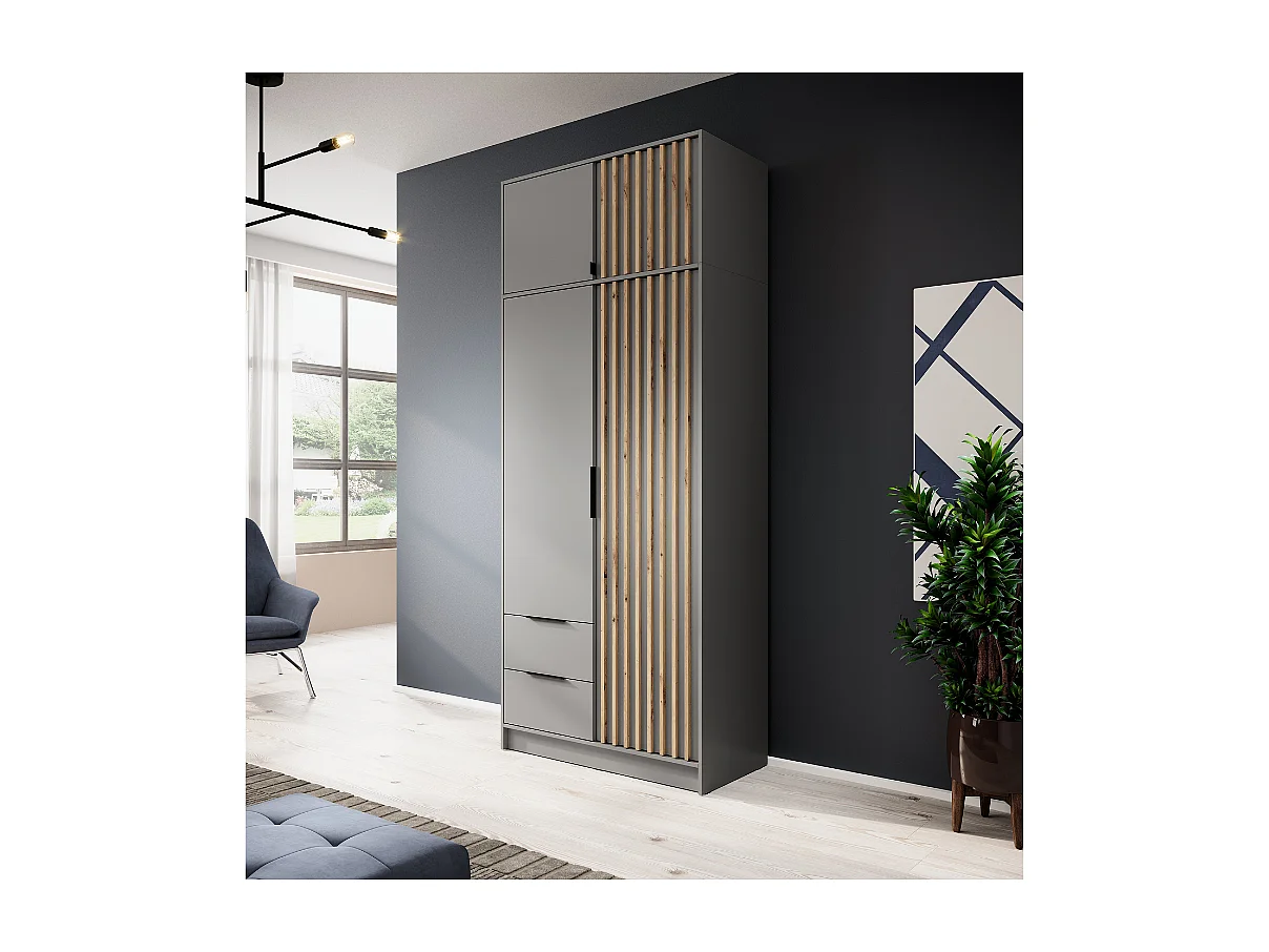 Extensão p/roupeiro AMBIHOME ELLY 09 - Carvalho Artesanal