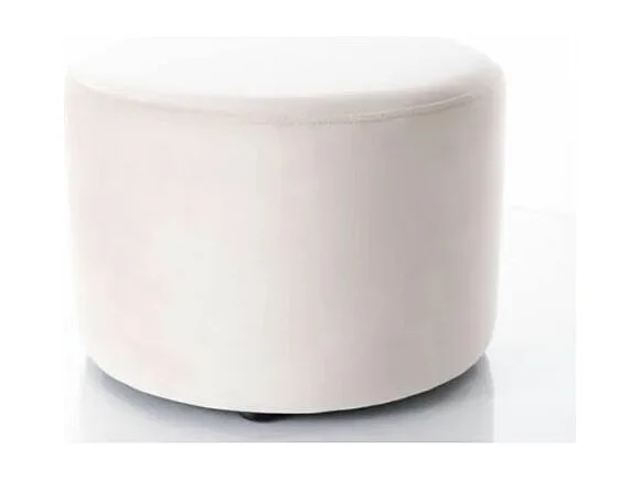 Pufa DOTI A VELVET jasnobeżowa