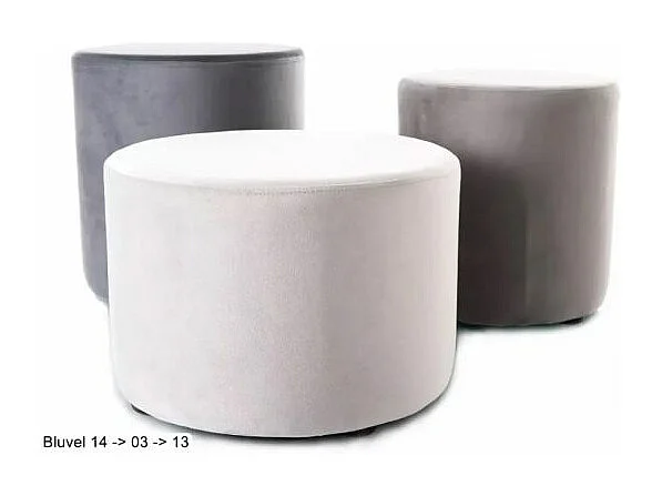 Pufa DOTI B VELVET czarna