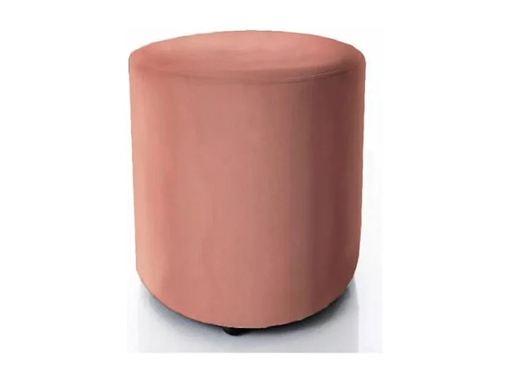 Pufa DOTI C VELVET antyczny róż