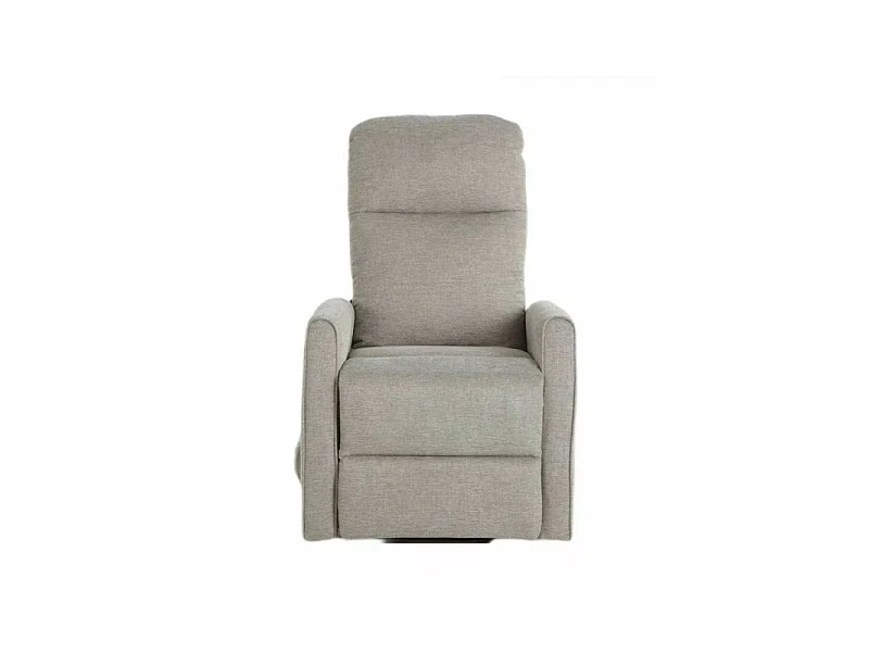 Fauteuil inclinable en tissu "Leto" - Beige - l 68 x H 107 cm