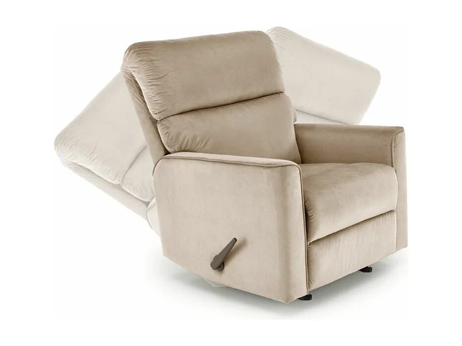 Fotel rozkładany KARIM szary