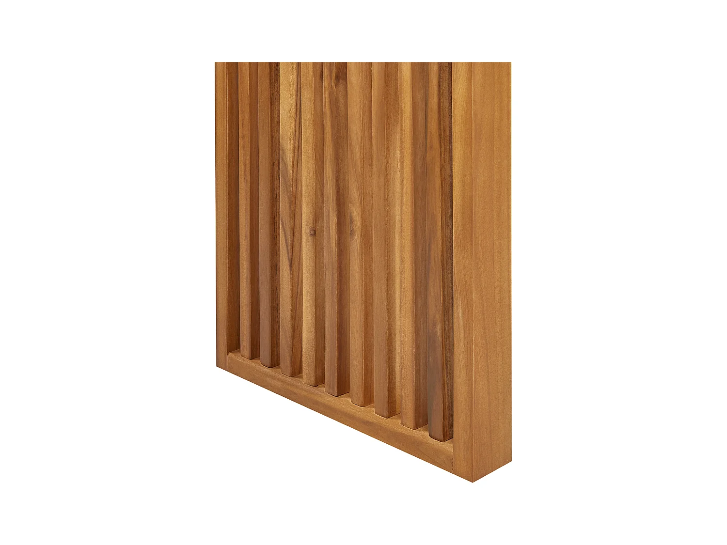 Lot de 2 bancs de jardin SULZANO 150 cm Acacia Marron