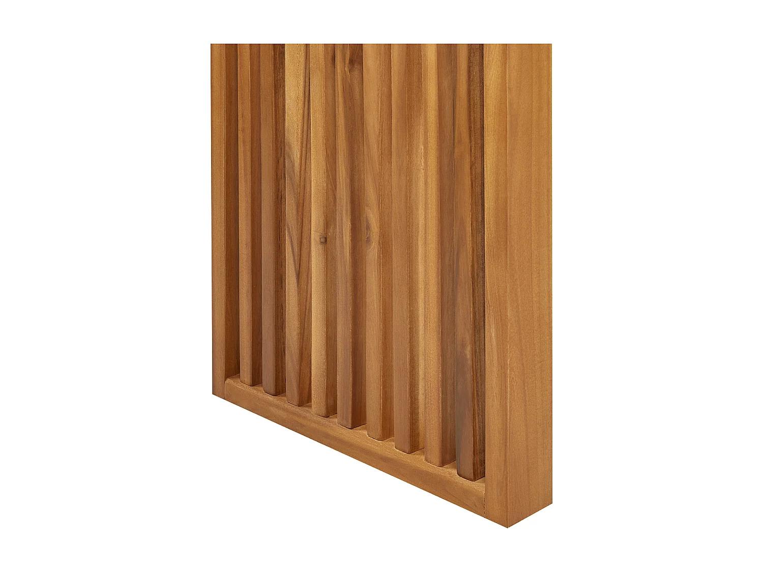 Lot de 2 bancs de jardin SULZANO 150 cm Acacia Marron