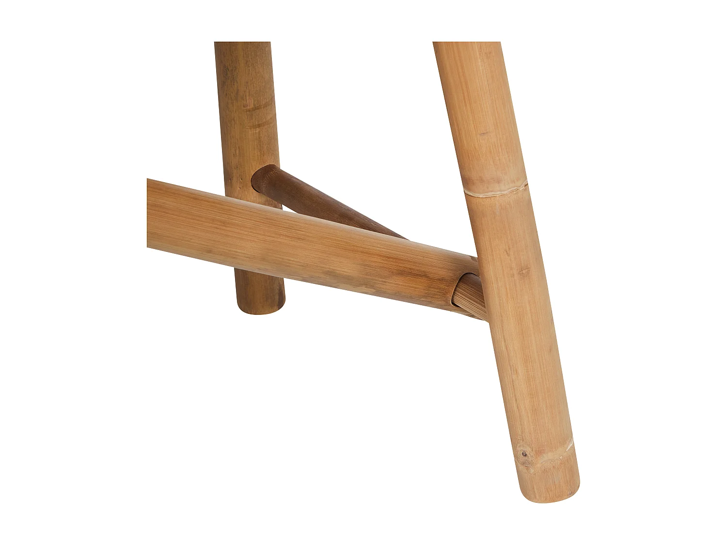 Lot de 2 bancs de jardin TINDARI 180 cm Bambou Marron clair