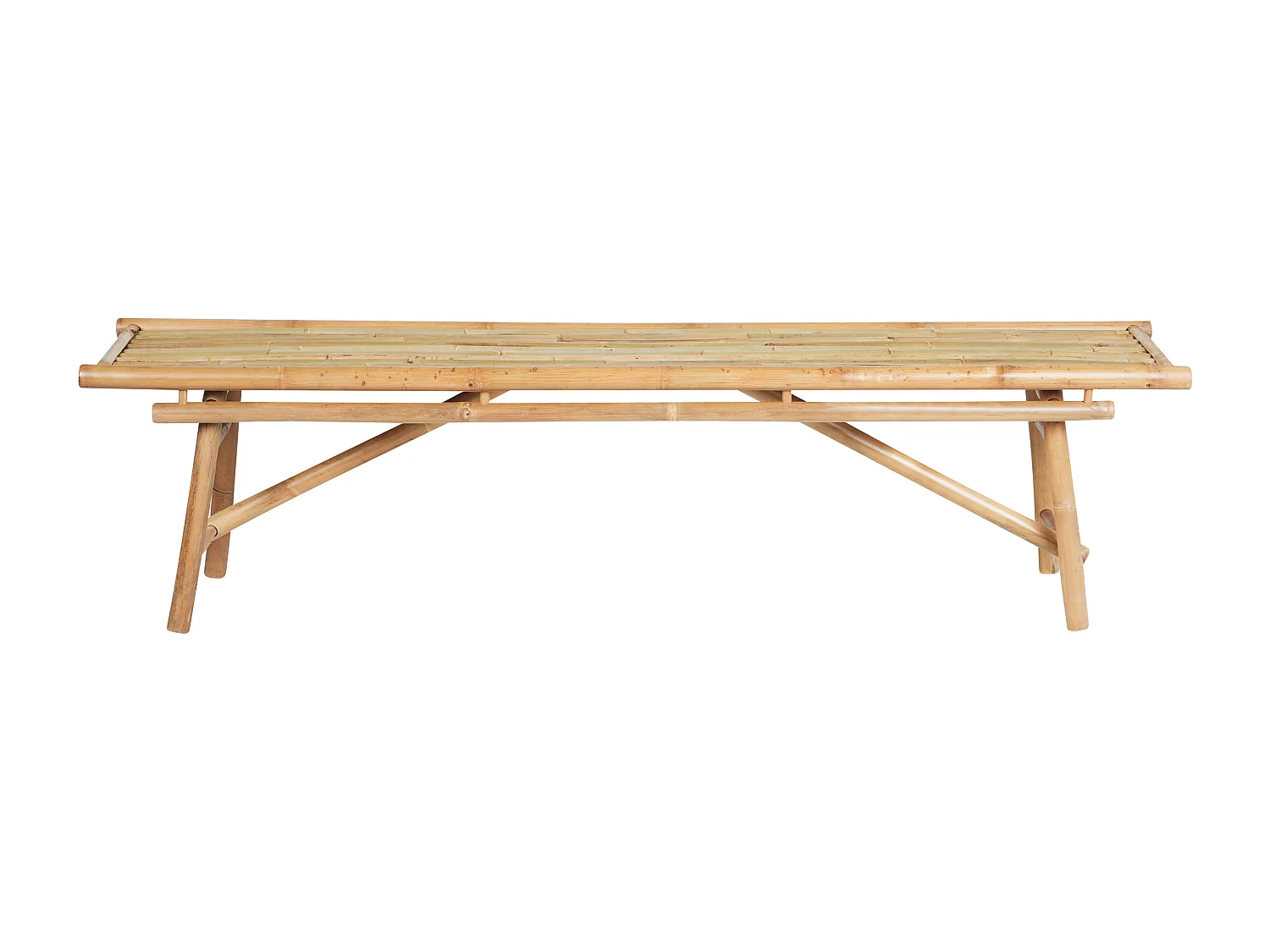 Set van 2 tuinbanken TINDARI 180 cm Hout Lichte houtkleur