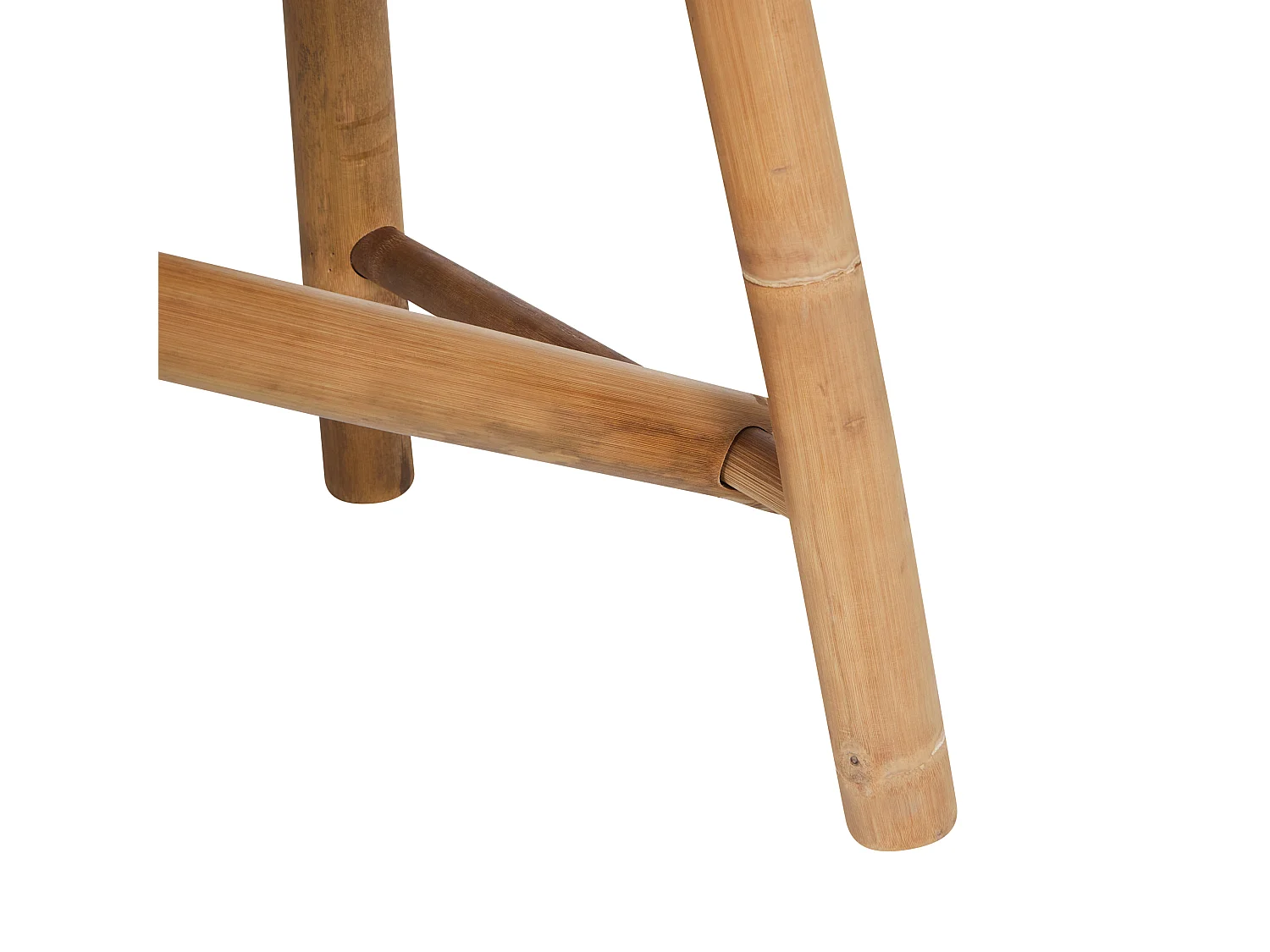 Lot de 2 bancs de jardin TINDARI 180 cm Bambou Marron clair