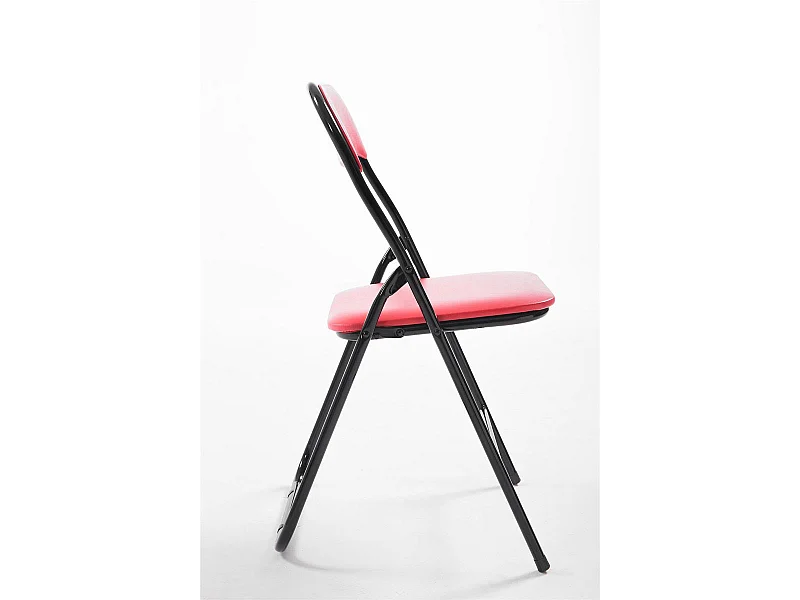 Chaise de cuisine pliable métal argentée 45 x 45 x 78 cm MED10008