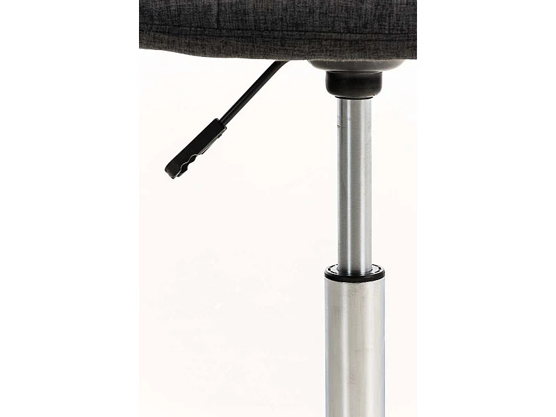 Tabouret chaise de bureau tissu grise 55 x 55 x 91 cm TABO10007