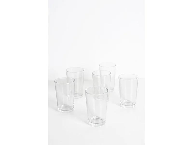 Pack 6 Vasos Caña Lisa 21 cl