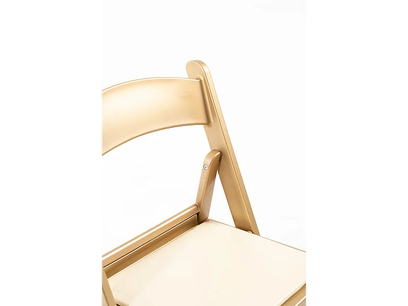 Sillas Plegables - Pack 4 Sillas Gala Plegable con Cojín efecto Golden