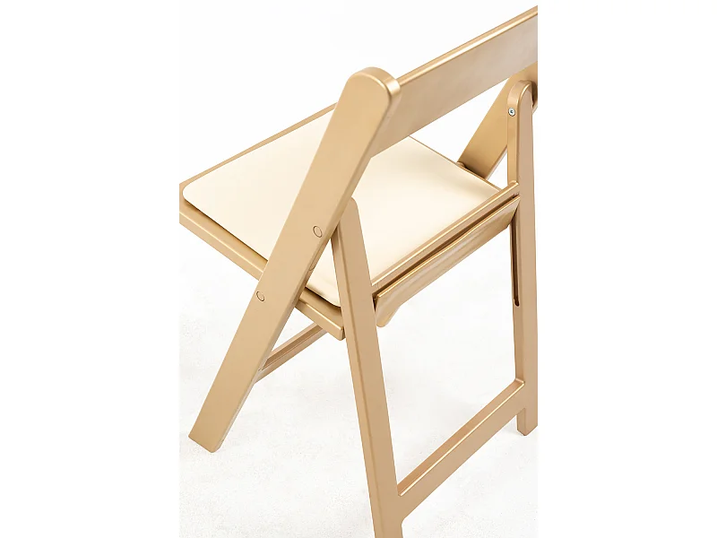 Sillas Plegables - Pack 4 Sillas Gala Plegable con Cojín efecto Golden