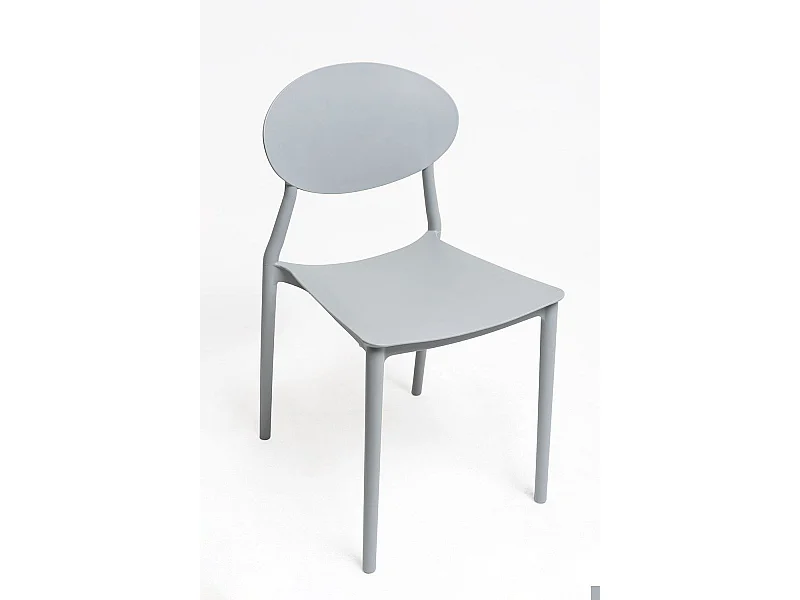 Packs Sillas Jardín - Pack 4 Sillas Bután - Gris claro