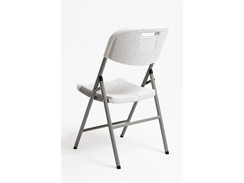 Packs Sillas Plegables - Pack 6 Sillas Resin Efecto Ratán