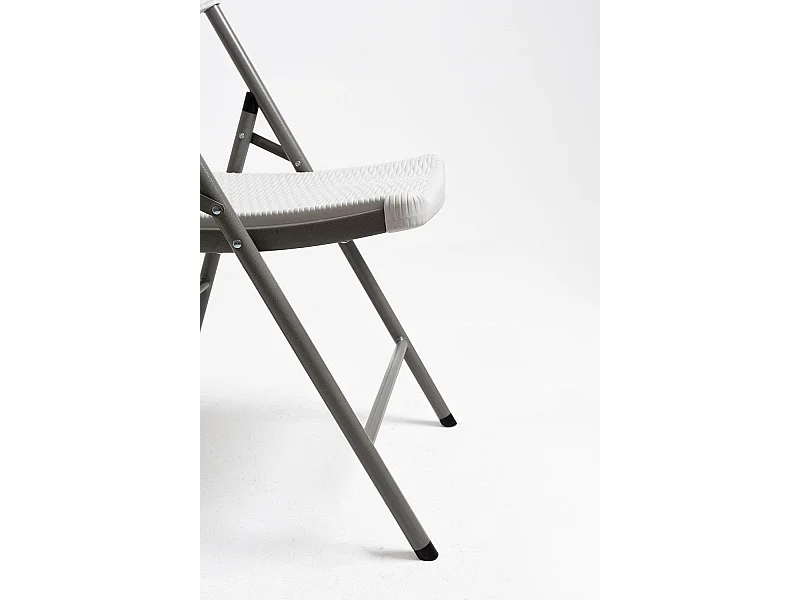 Packs Sillas Plegables - Pack 6 Sillas Plegables para jardín Resin Efecto Ratán