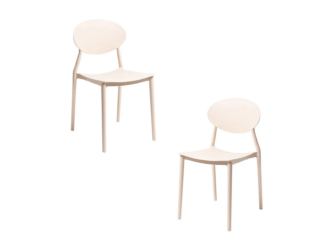 Packs Sillas Jardín - Pack 2 Sillas Bután - Beige