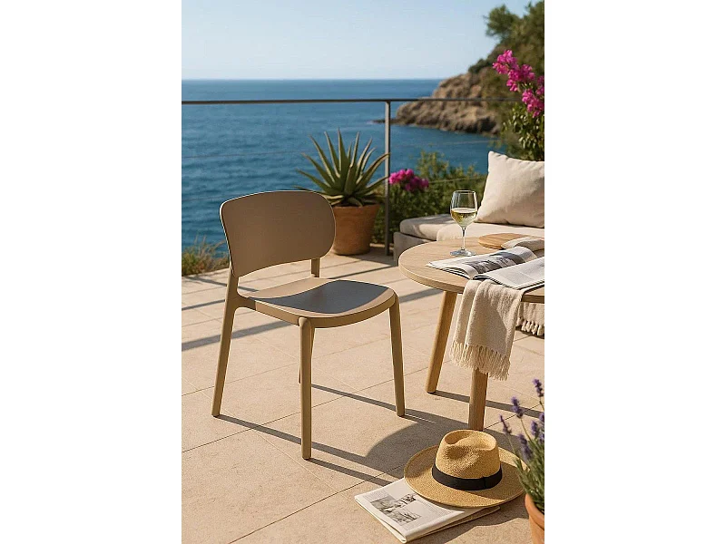 Sillas Jardín - Silla Tilan - Beige