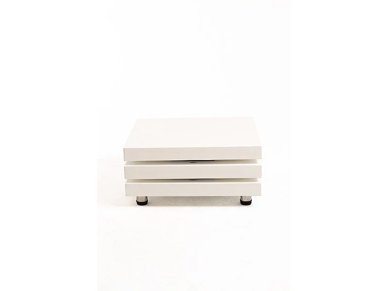 Mesas Auxiliares - Mesa de Centro Move Triple Balda Blanca