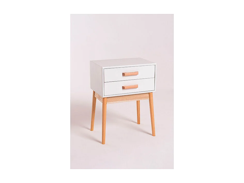 Mesas Auxiliares - Mesita Noche Kendra 2 Cajones