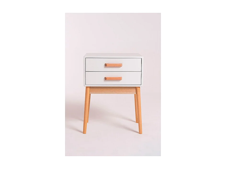 Mesas Auxiliares - Mesita Noche Kendra 2 Cajones