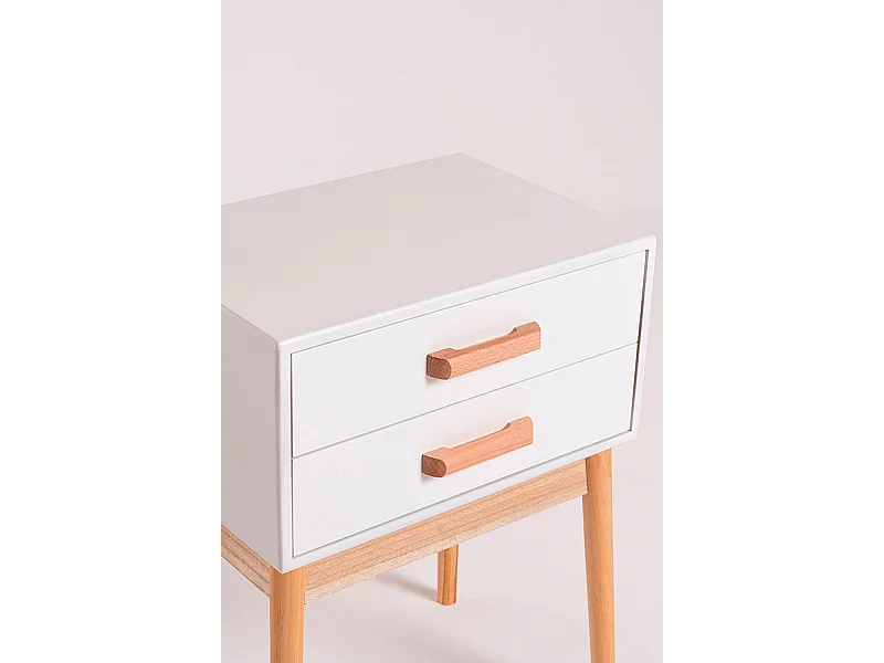 Mesas Auxiliares - Mesita Noche Kendra 2 Cajones